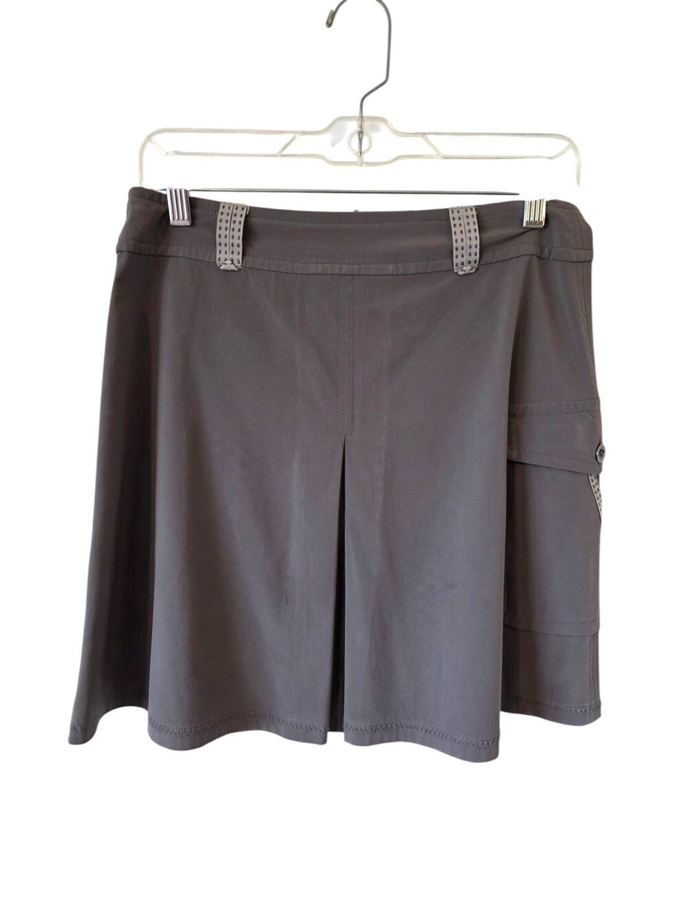 Title Nine Womens Athletic Cargo Skirt Size 6 Gray Golf Tennis Pickleball